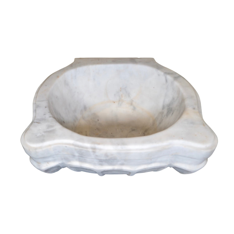 French White Carrara Marble Sink (S-X102)