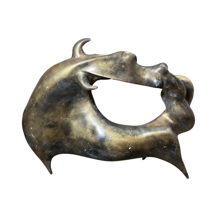 French Bronze Mythical Sculpture (HD-AWKB)