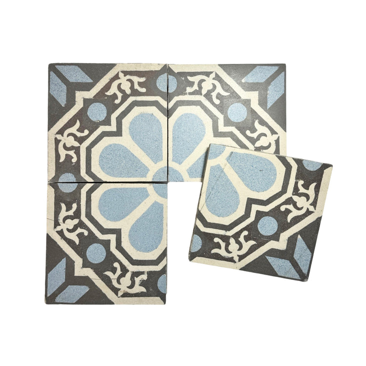 Reclaimed French Encaustic Concrete Tile (ET-HZNC)