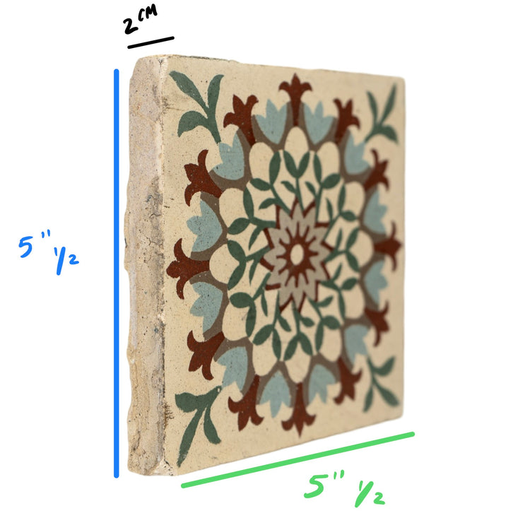 Reclaimed French Encaustic Concrete Tile (ET-USCW)