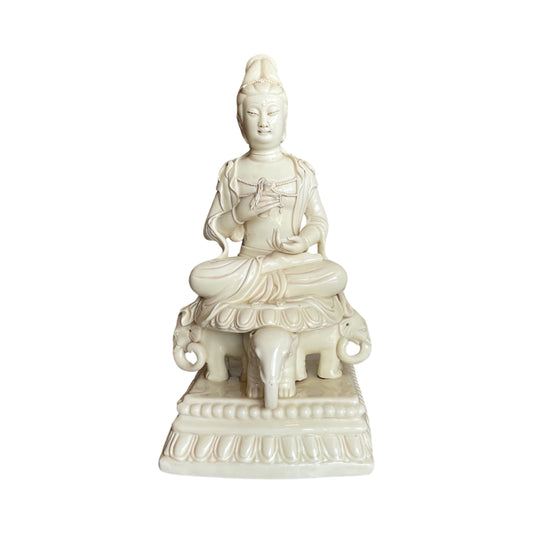 Chinese Guanyin Porcelain Sculpture