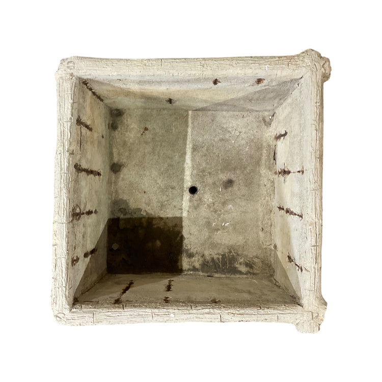 French Faux Bois Planter (V-QUFV)