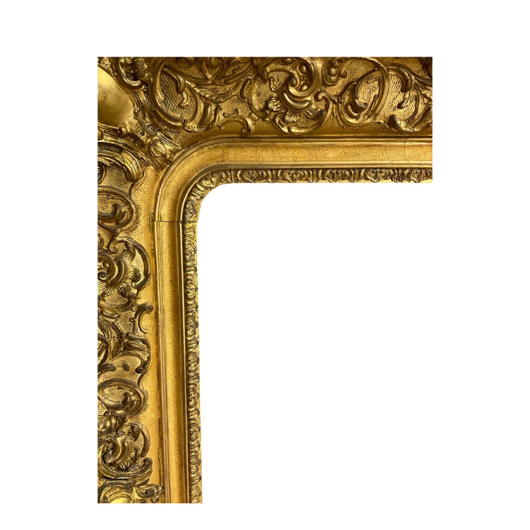 French Gold Leaf Framed Painting (HD-RSZO)