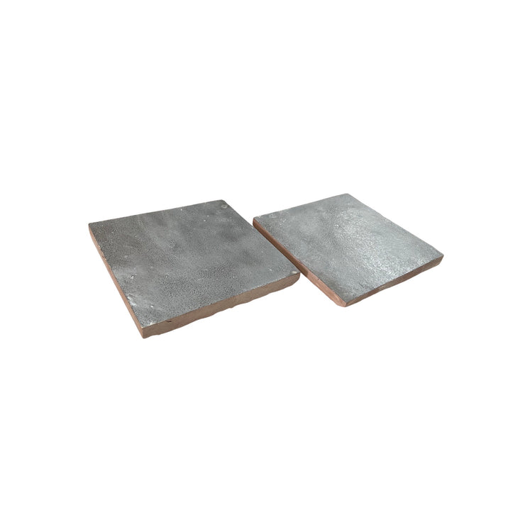 Moroccan Glazed Metallic Grey Terracotta Tile (TC-M-METALLIC)