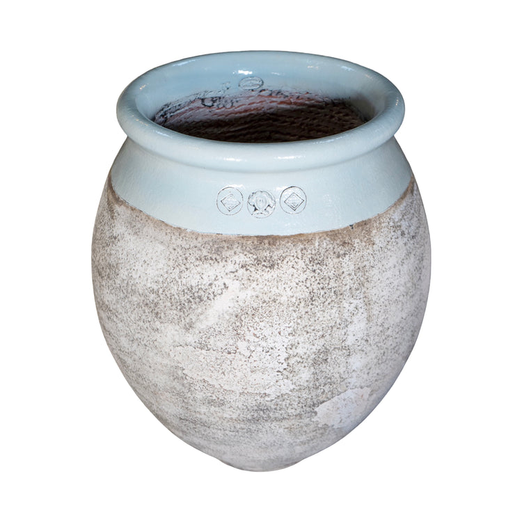 Contemporary French Glazed Terracotta Olive Jar  (V-HMYL)