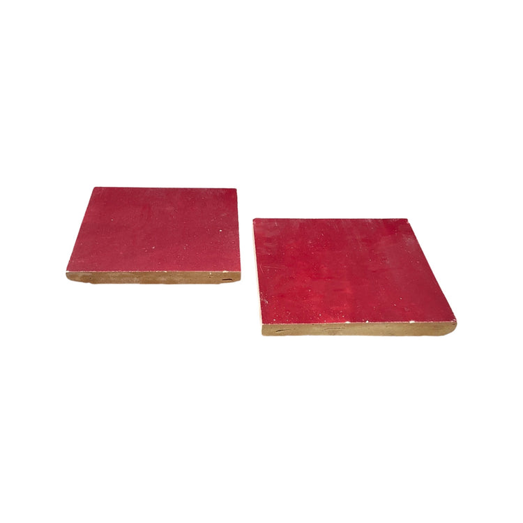 Moroccan Glazed Red Apple Terracotta Tile (TC-M-APPLE)