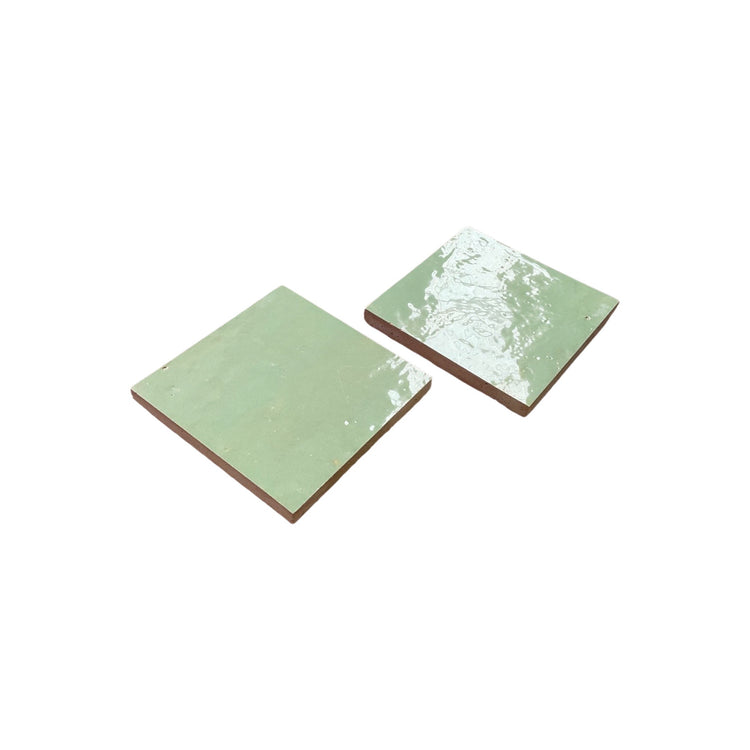 Moroccan Glazed Light Moss Green Terracotta Tile (TC-M-MOSSGREEN)