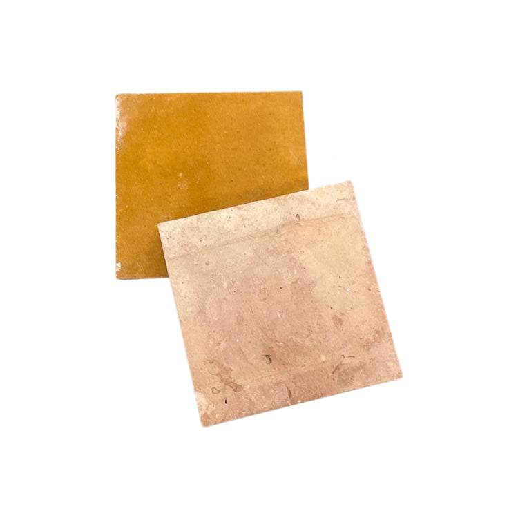 Moroccan Glazed Light Camel Brown Terracotta Tile (TC-M-CAMEL-A)