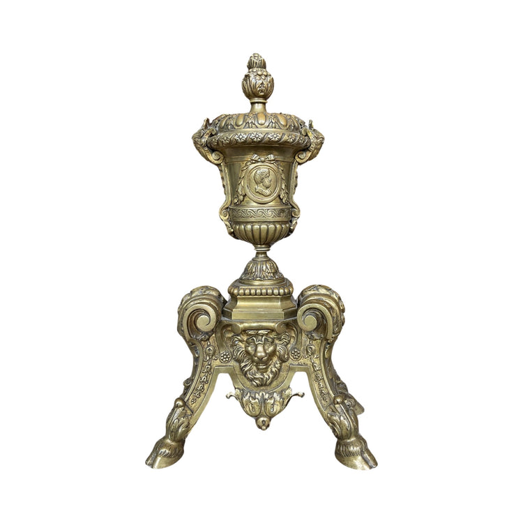 French Bronze Andirons