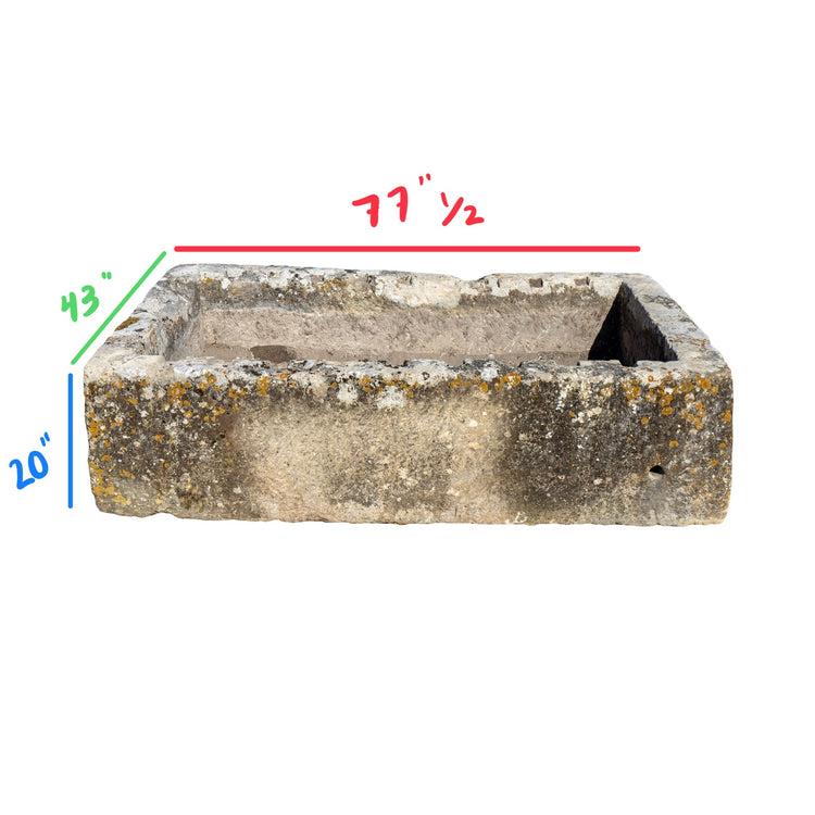 Antique French Limestone Trough (T-NPVW)