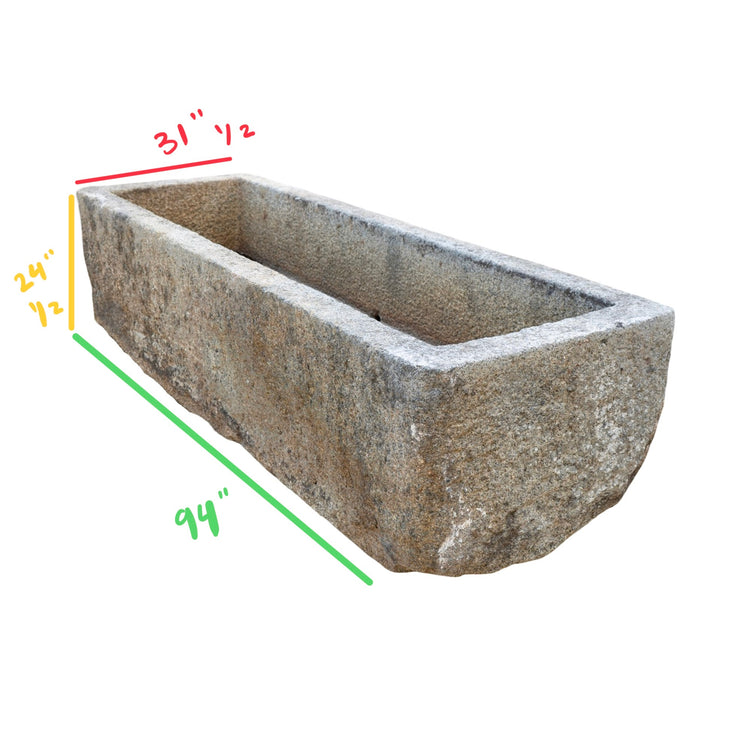 Antique French Limestone Trough (T-ELWQ)