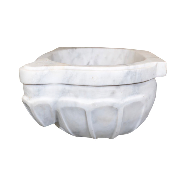 French White Carrara Marble Sink (S-X102)
