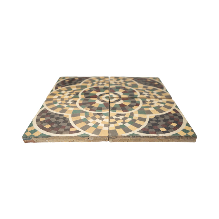 Reclaimed French Encaustic Concrete Tile (ET-LBNW)