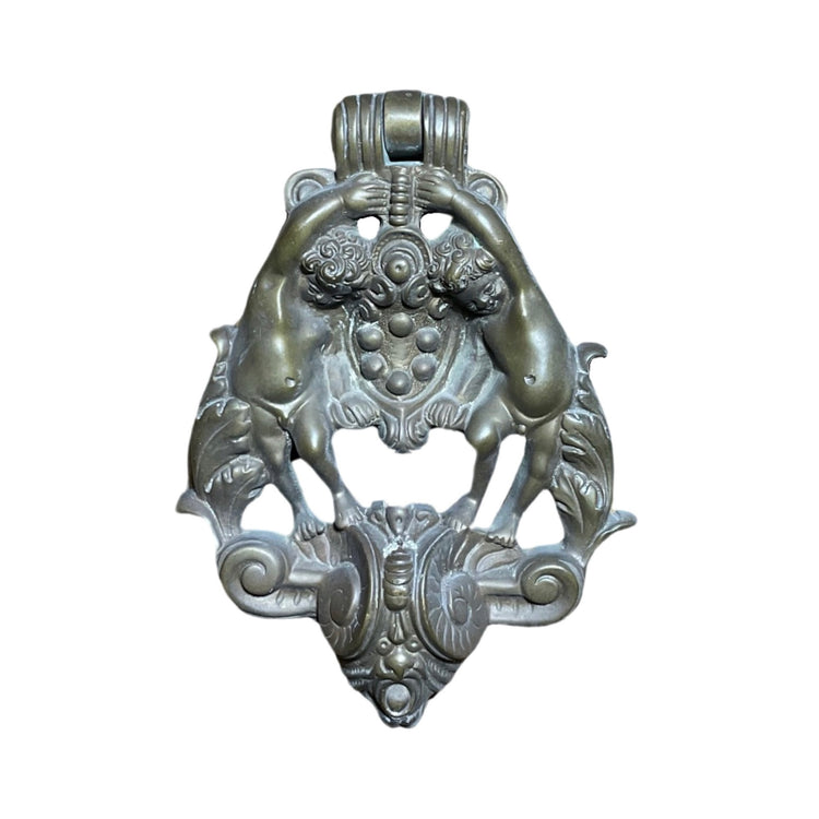 French Bronze Cherub Door Knocker (H-LAKS)
