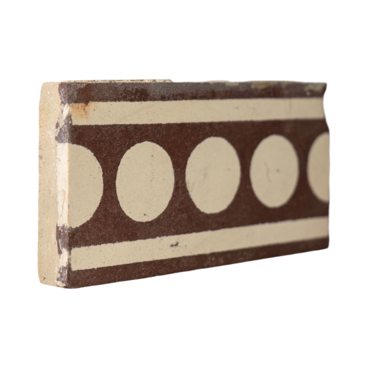 Reclaimed French Encaustic Concrete Border Tile (ET-KYXD)