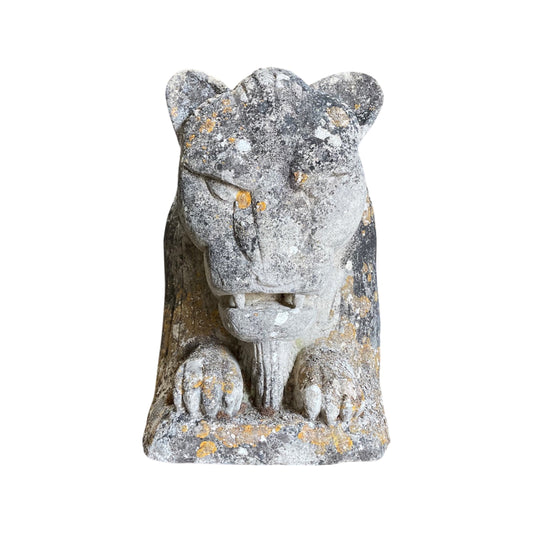 French Limestone Mythological Creature Sculpture