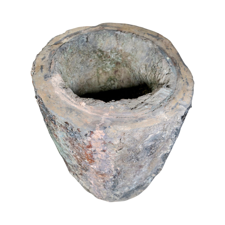 Antique French Volcanic Lava Stone Planter (V-CHME)