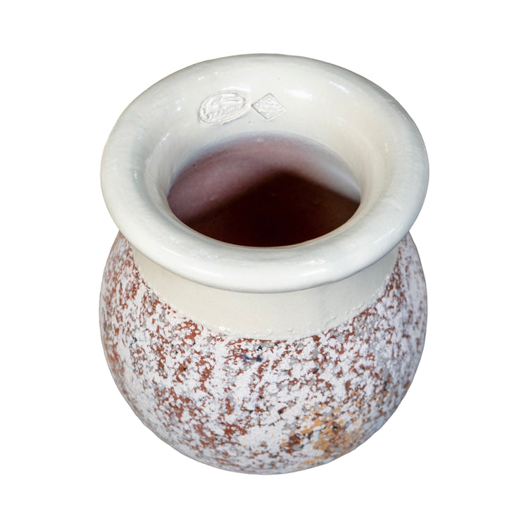 Contemporary French Glazed Terracotta Oil Jar (V-YGXD)