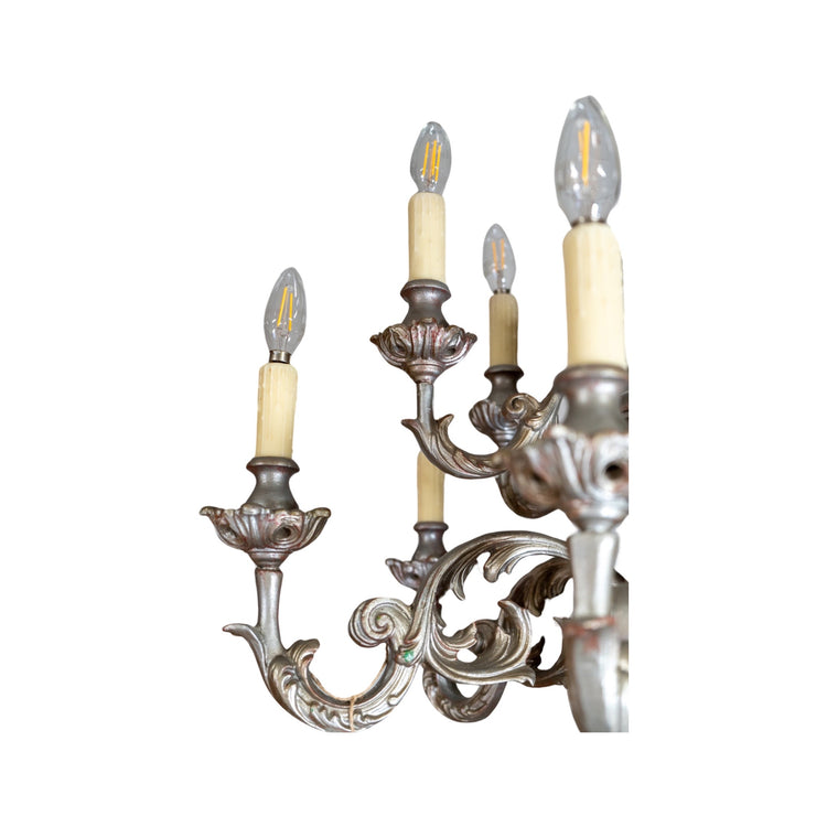 French Oak Wood Chandelier (L-QUJA)