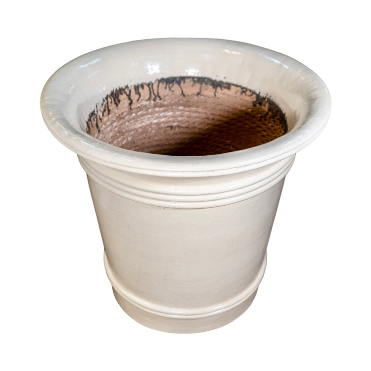 Contemporary French Terracotta Glazed Art Deco Vase (V-GEVM-B)