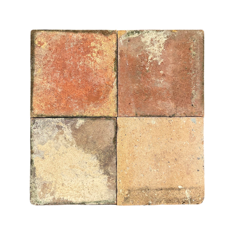 Reclaimed French Terracotta Square Tile (TC-XCMB)