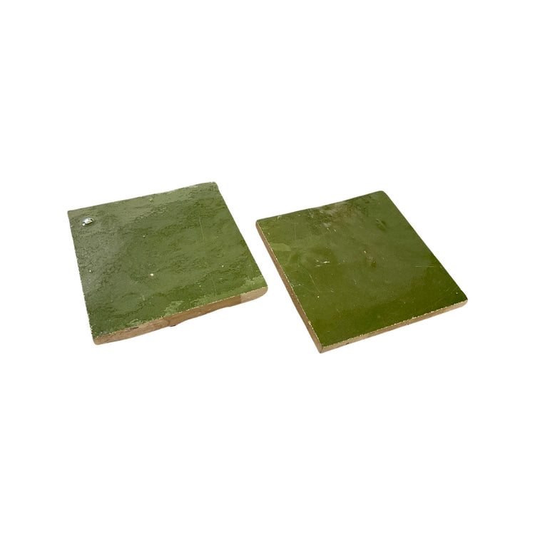 Moroccan Glazed Dark Olive Terracotta Tile (TC-M-DARKOLIVE)