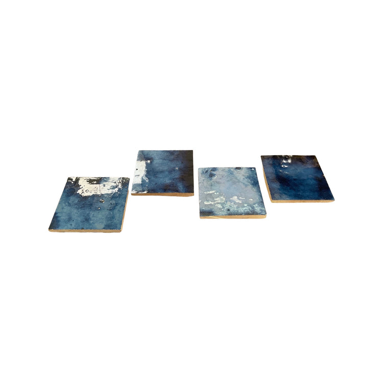 Moroccan Glazed Watercolor Blue Terracotta Tile (TC-M-WATERCOLORBLUE)