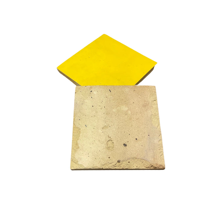 Moroccan Glazed Yellow Terracotta Tile (TC-M-YELLOW)