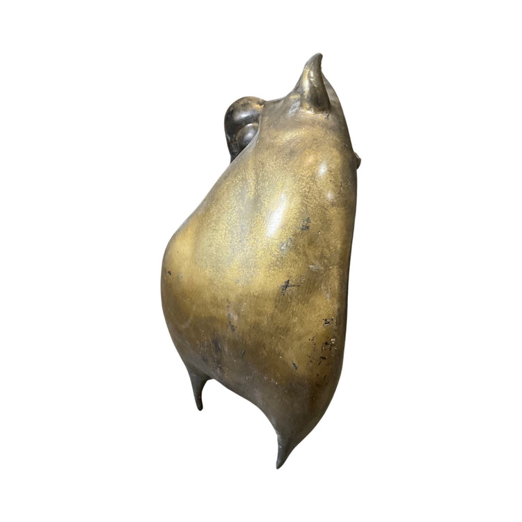 French Bronze Mythical Sculpture (HD-AWKB)