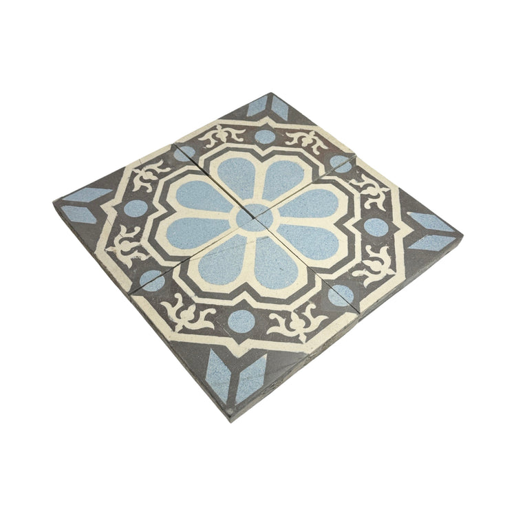 Reclaimed French Encaustic Concrete Tile (ET-HZNC)