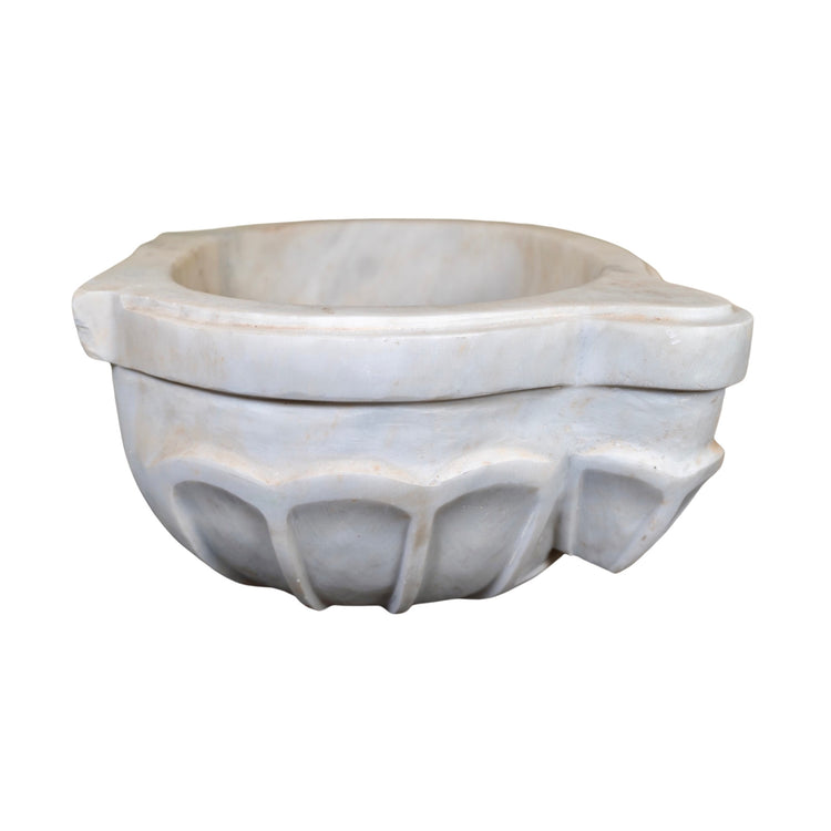 French White Marble Sink (S-OX6B)