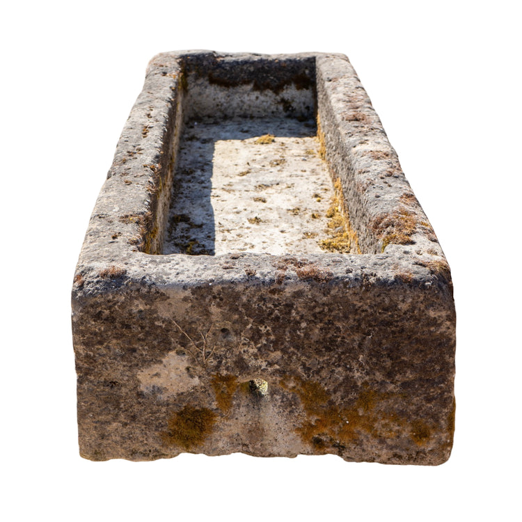 Antique French Limestone Low-line Trough (T-TERP)