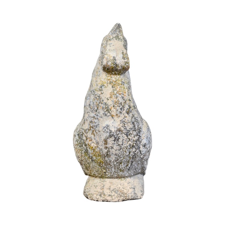 Contemporary French Granite Composite Rooster Sculpture (GE-ERBW)