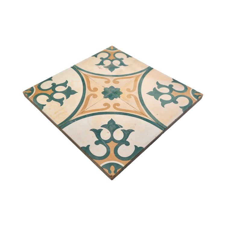 Reclaimed French Encaustic Concrete Tile (ET-MTGC)