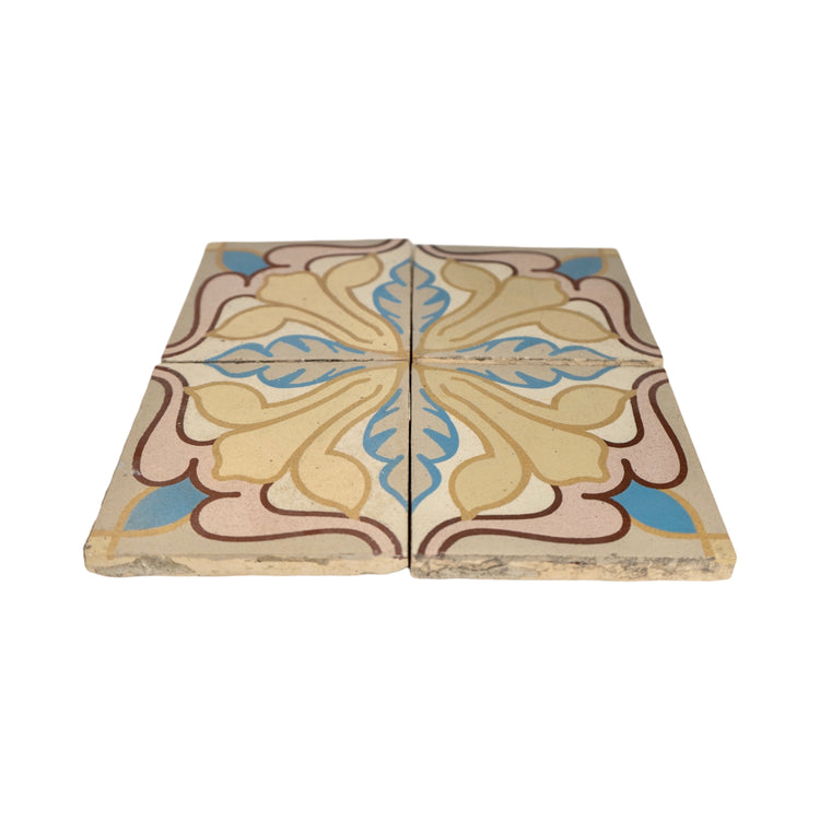 Reclaimed French Encaustic Concrete Tile (ET-BGPS)