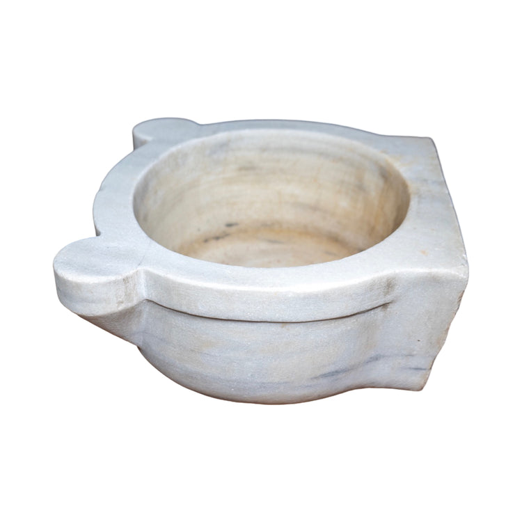 Antique French White Carrara Marble Sink (S-SLDJ)