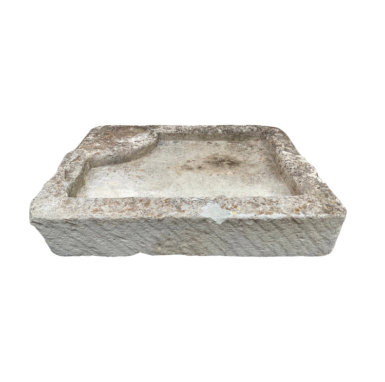 Antique French Limestone Sink (T-BUWX)