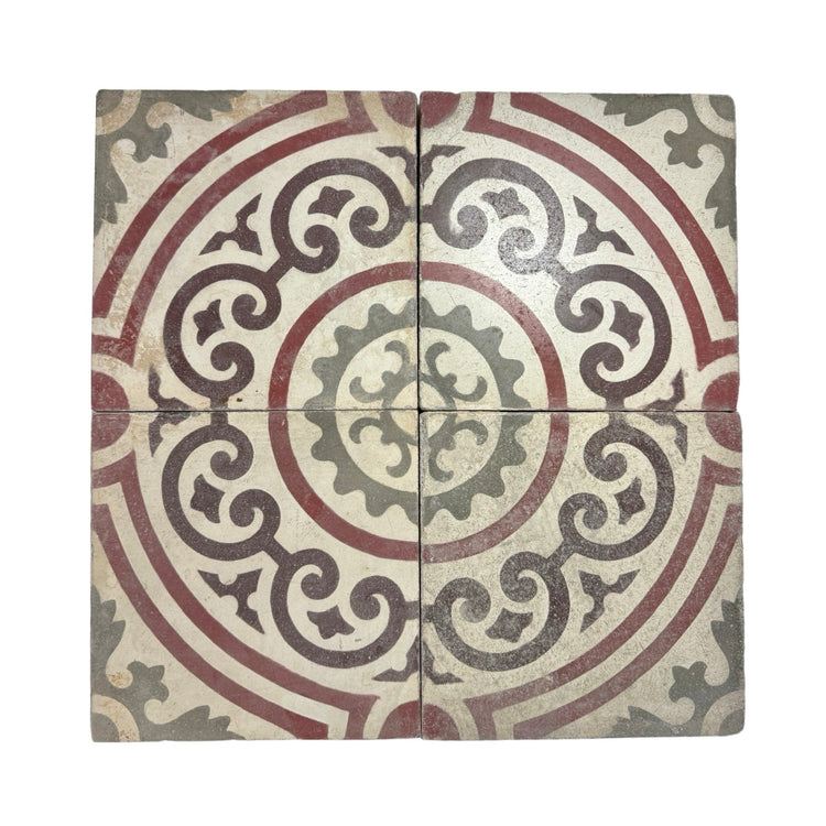 French Encaustic Concrete Tile