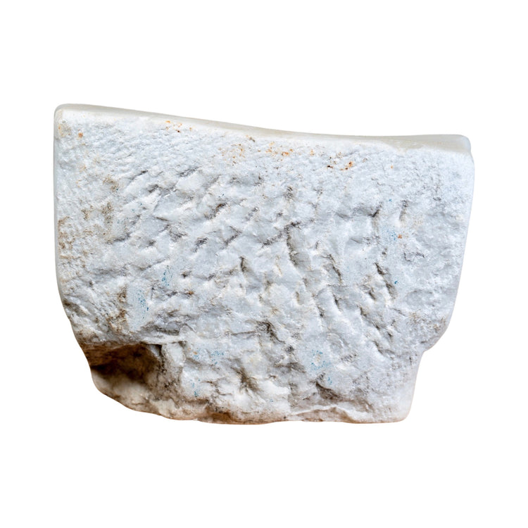 Greek White Veined Carrara Marble Sink
