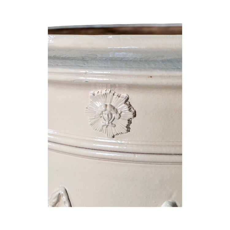 Contemporary French Glazed Terracotta Vase (V-HRFB-B)