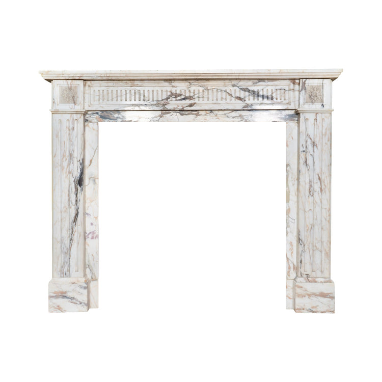 Italian Arabescato Corchia Marble Mantel (M-HNPW)