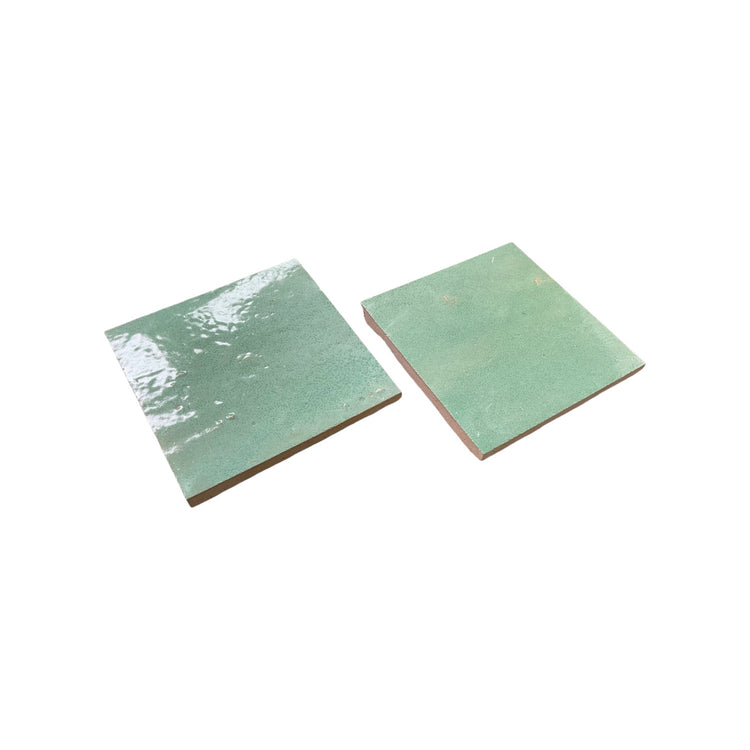 Moroccan Glazed Medium Moss Green Terracotta Tile (TC-M-DARKMOSS)
