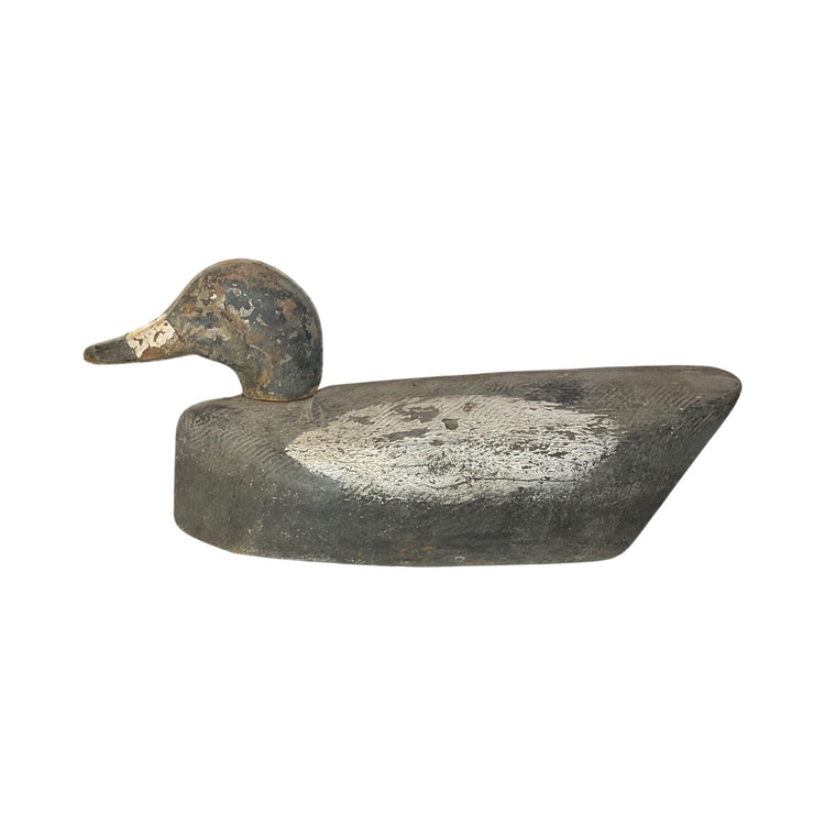 Chinese Antique Wooden Duck Decoy Sculpture