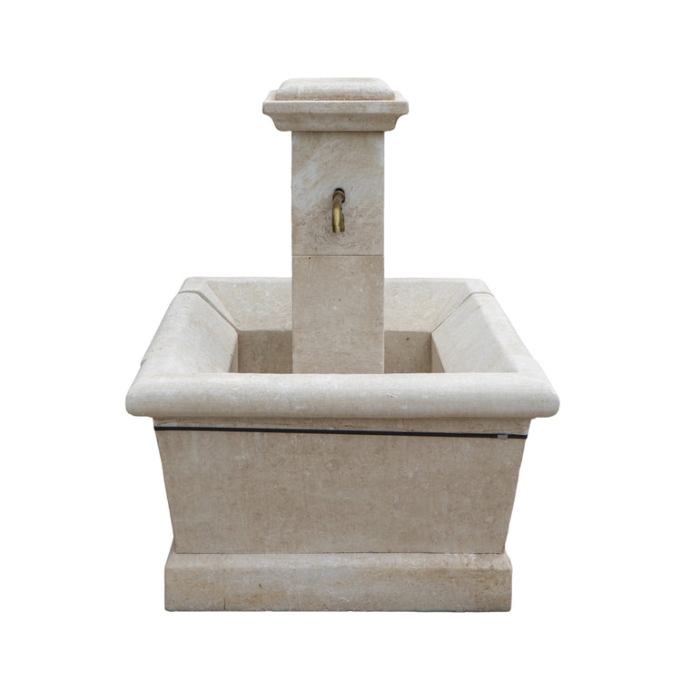 Contemporary French Limestone Central Fountain (FO14)