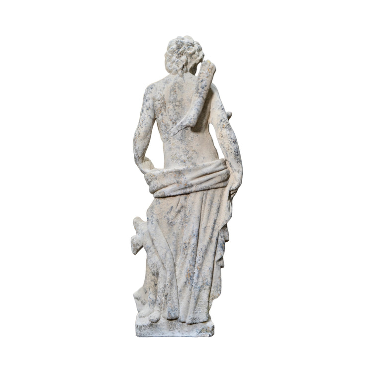 Contemporary French Reconstituted Stone Statue of Apollo