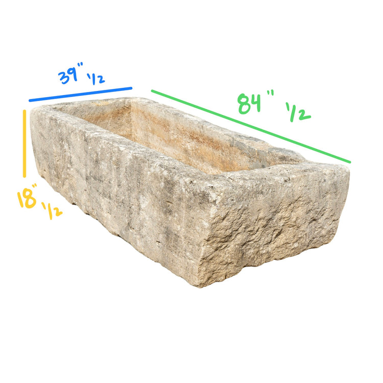 Antique French Limestone Trough (T-CZNF)