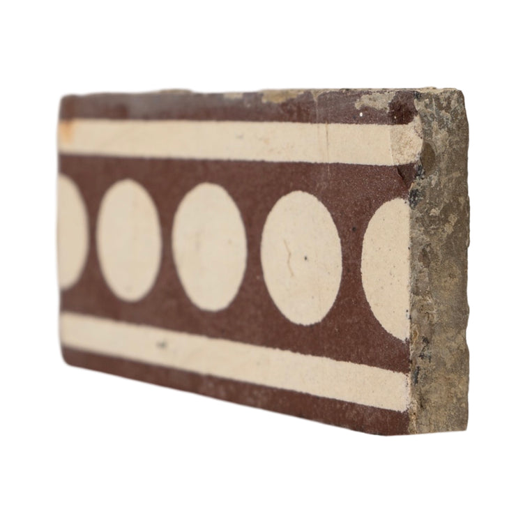 Reclaimed French Encaustic Concrete Border Tile (ET-KYXD)