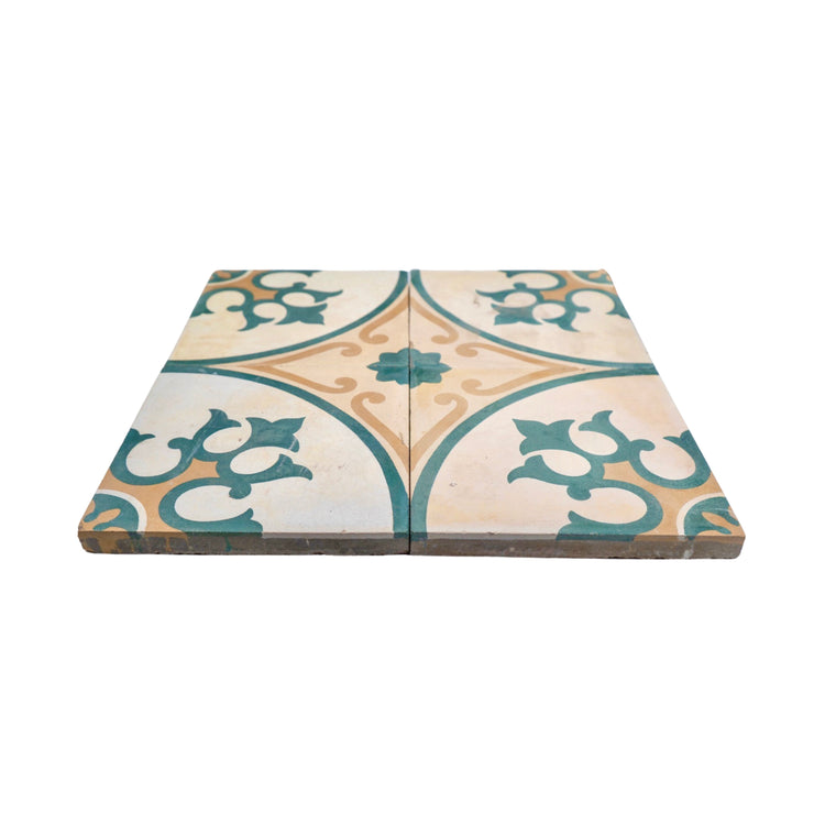 Reclaimed French Encaustic Concrete Tile (ET-MTGC)