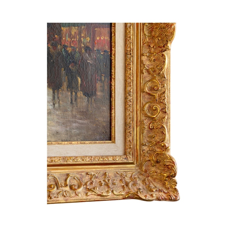 "Paris Le Soir" Oil Painting By Paul-Marcel Candies Balmiere (HD-XZCE)