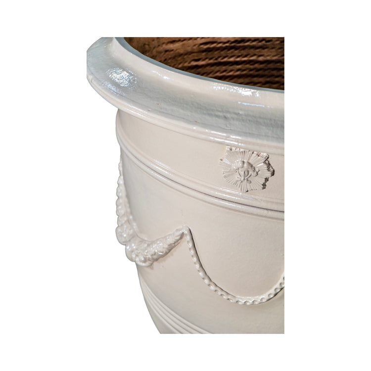 Contemporary French Glazed Terracotta Vase (V-HRFB-B)